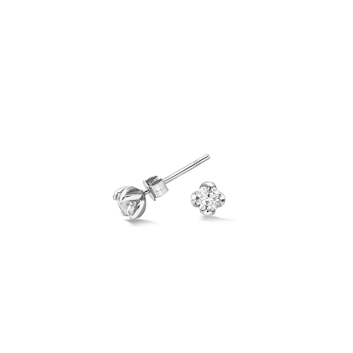 Dower & Hall 4mm White Topaz Orissa Studs