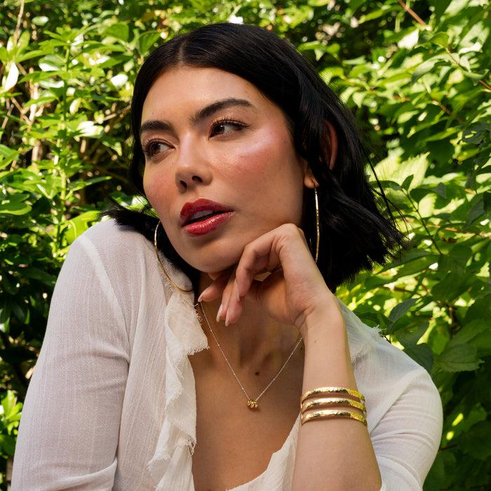 Dower & Hall 75mm Hammered Nomad Hoops