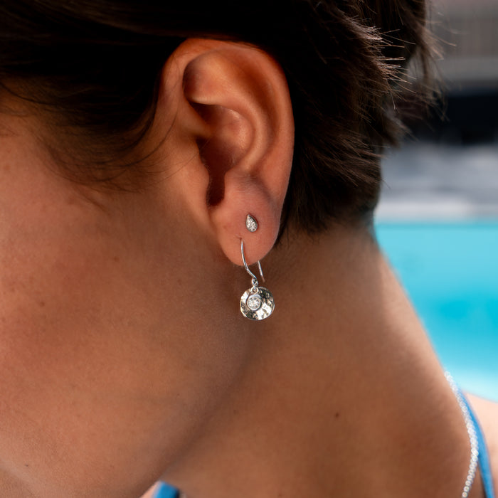 Dower & Hall 9k Diamond Pear Single Labret