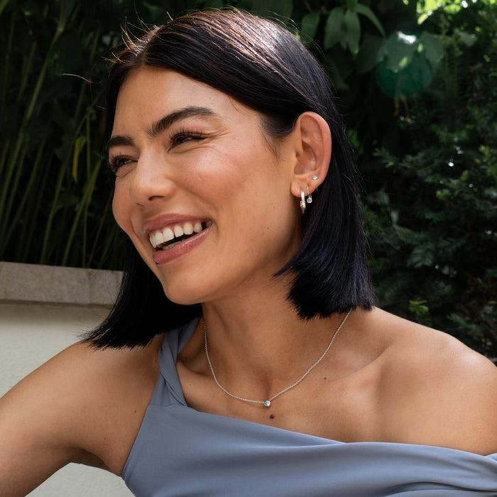 Dower & Hall Aquamarine Dewdrop Earrings