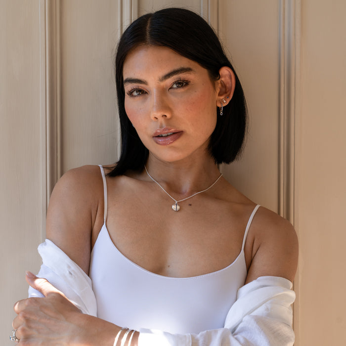 Dower & Hall Blue Sapphire 13mm Round Lumiere Locket