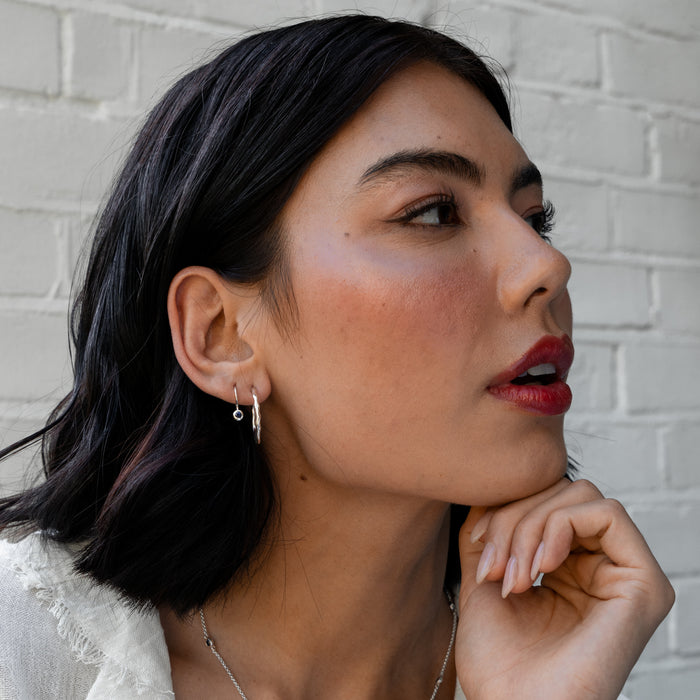 Dower & Hall Blue Sapphire Dewdrop Earrings