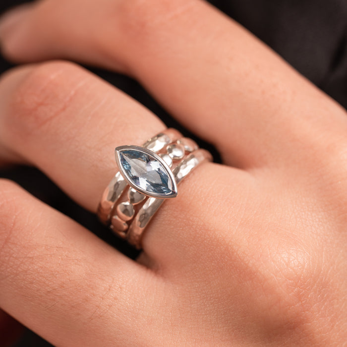 Dower & Hall Capri Twinkle Stacking Rings