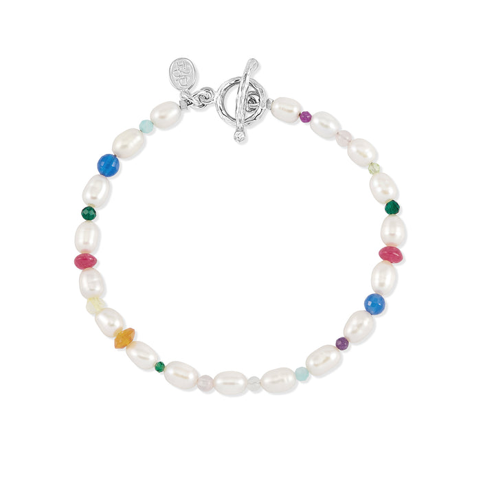 dower & hall Carnival Mixed Gemstone Bracelet