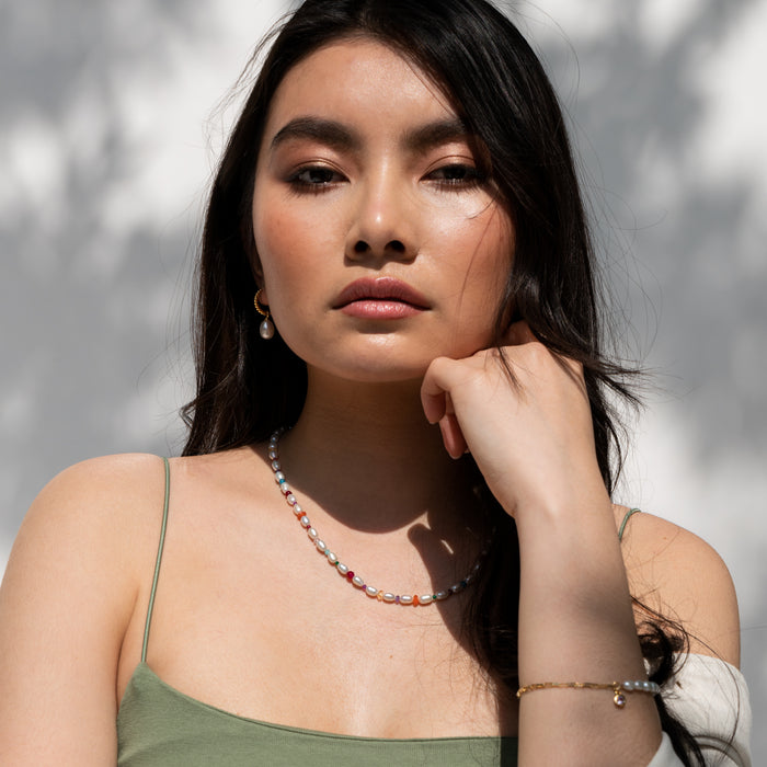 Dower & Hall Carnival Mixed Gemstone Necklace