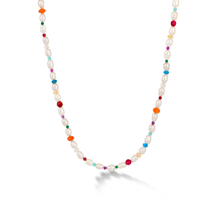 Dower & Hall Carnival Mixed Gemstone Necklace