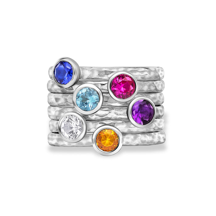 dower & hall Carnival Twinkle Stacking Rings