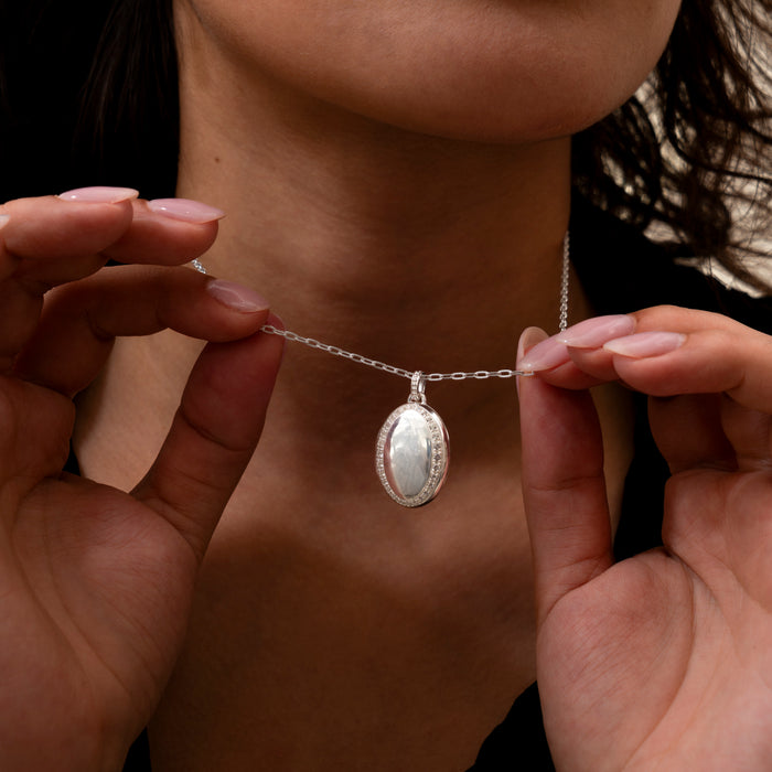 Dower & Hall Celeste Sapphire Locket