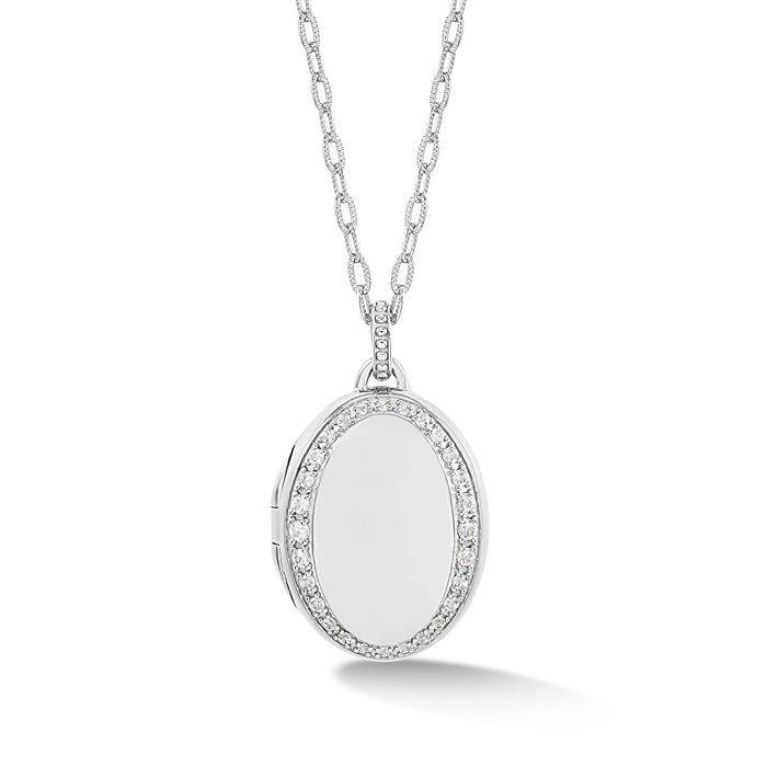 dower & hall Celeste Sapphire Locket