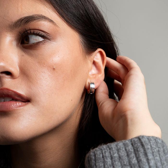 Dower & Hall Chubby Nomad Huggie Hoops