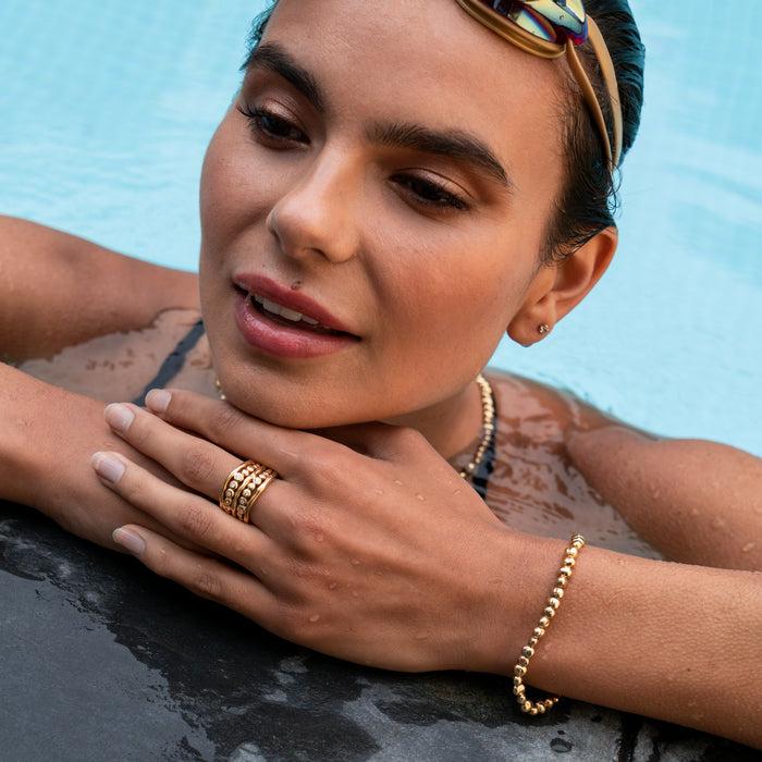 Dower & Hall Chunky Signature Nugget Bracelet