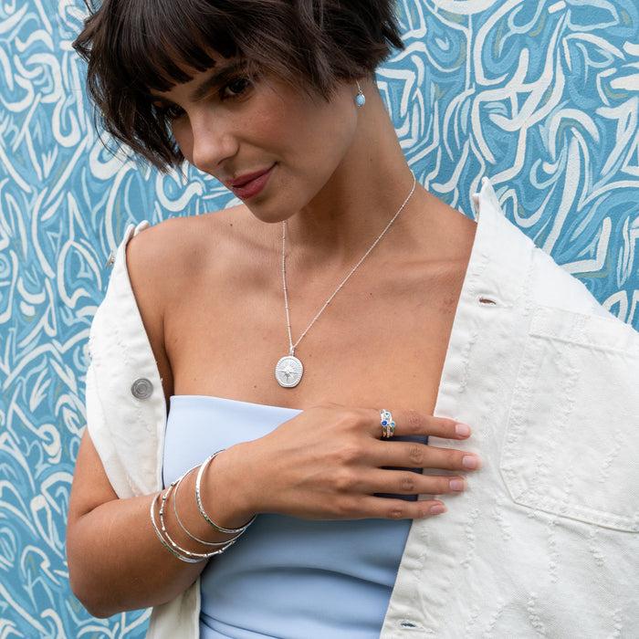 Dower & Hall Cosmic Twinkle Stacking Rings