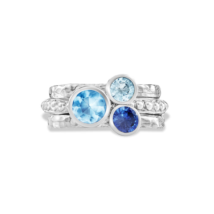 dower & hall Cosmic Twinkle Stacking Rings