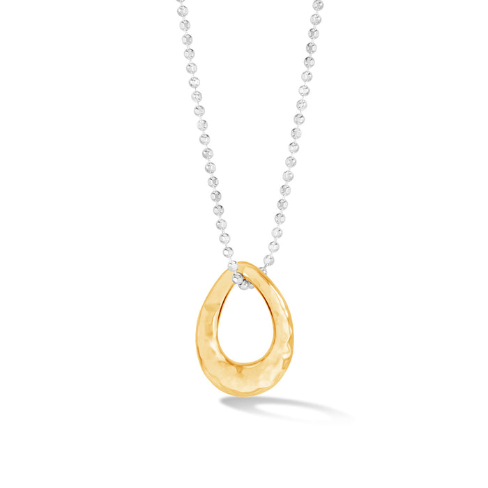 dower & hall Entwined Small Oval Pendant