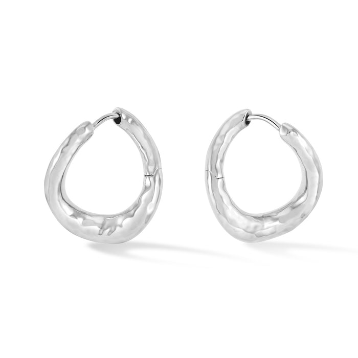 Dower & Hall Entwined Twist Huggie Hoops