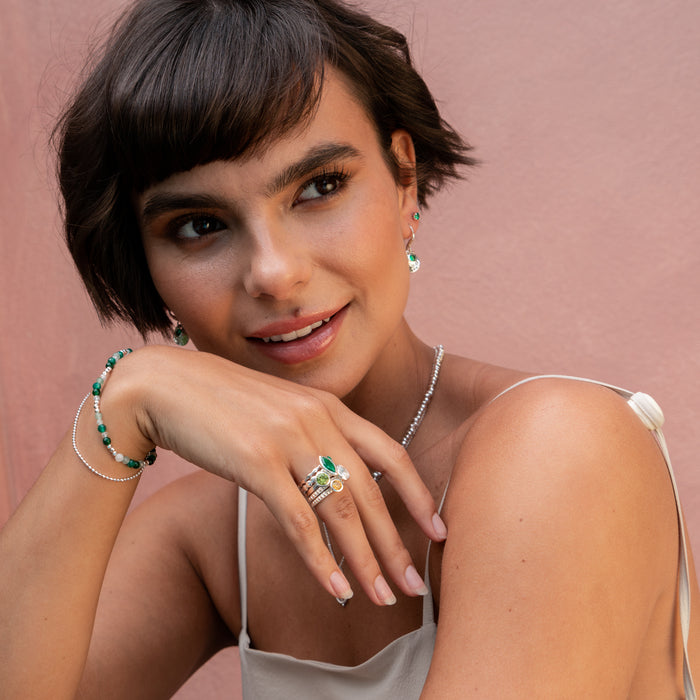 Dower & Hall Envy Twinkle Stacking Rings