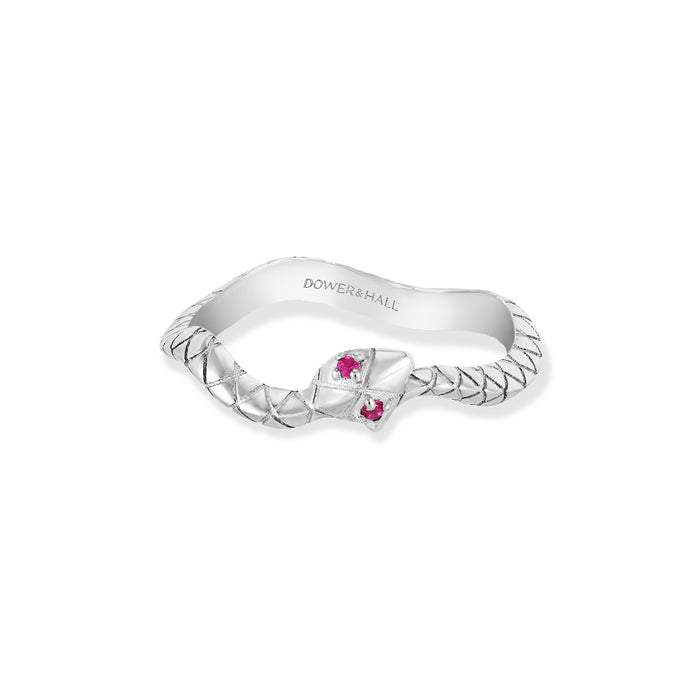 Dower & Hall Fearless Snake Twinkle Ring