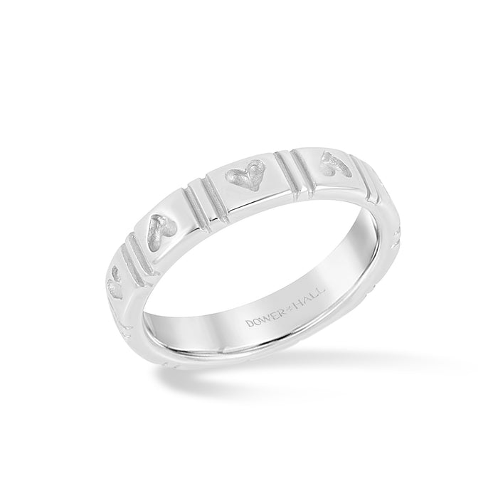 dower & hall Herald of Hearts Twinkle Ring