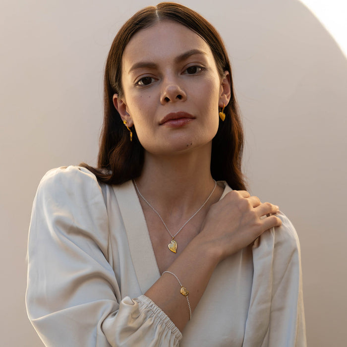 Dower & Hall Humbug Heart Pendant