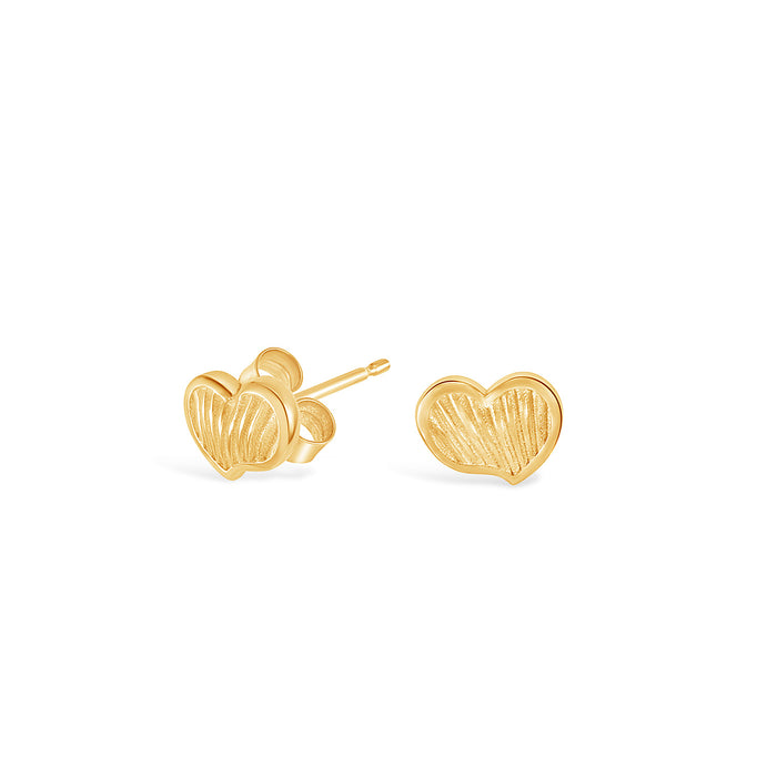 dower & hall Humbug Heart Studs