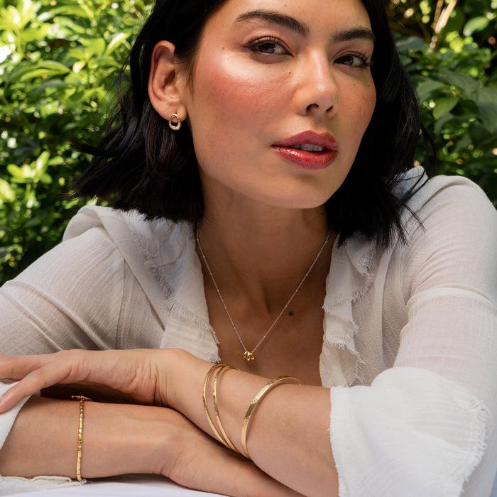 Dower & Hall Large Entwined Oval Studs