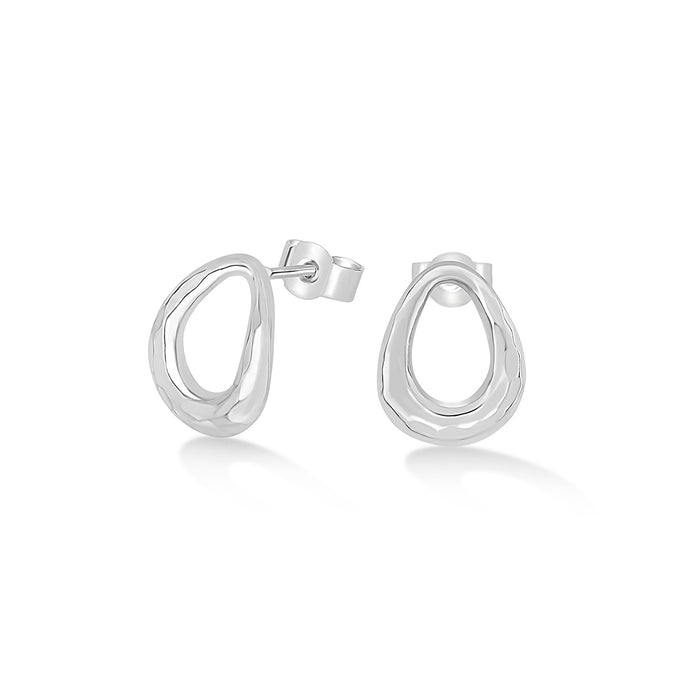 Dower & Hall Large Entwined Oval Studs