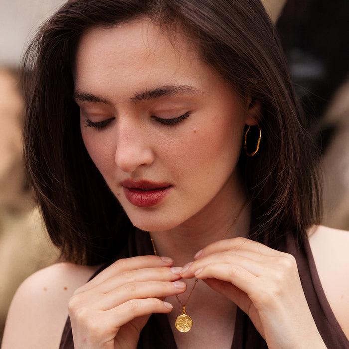 Dower & Hall Large Oval Waterfall Hoops