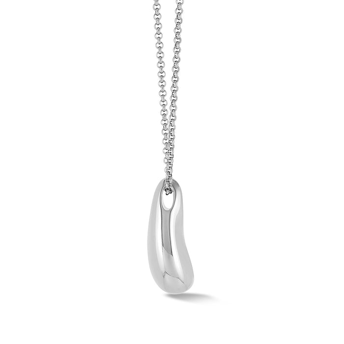 Dower & Hall Large Pebble Droplet Pendant