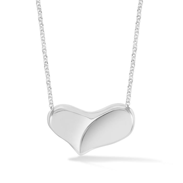 Dower & Hall Large Puff Heart Pendant