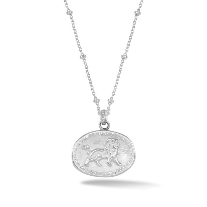 dower & hall Lion Talisman Necklace