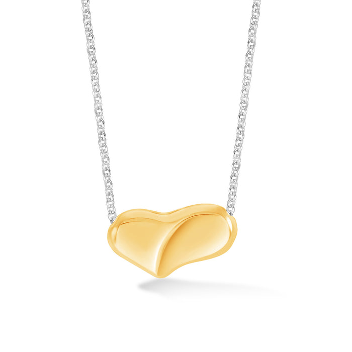 dower & hall Medium Puff Heart Pendant