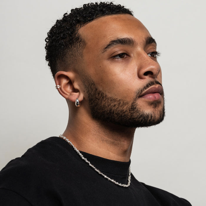 Dower & Hall Men's Chunky Signature Nugget Necklace