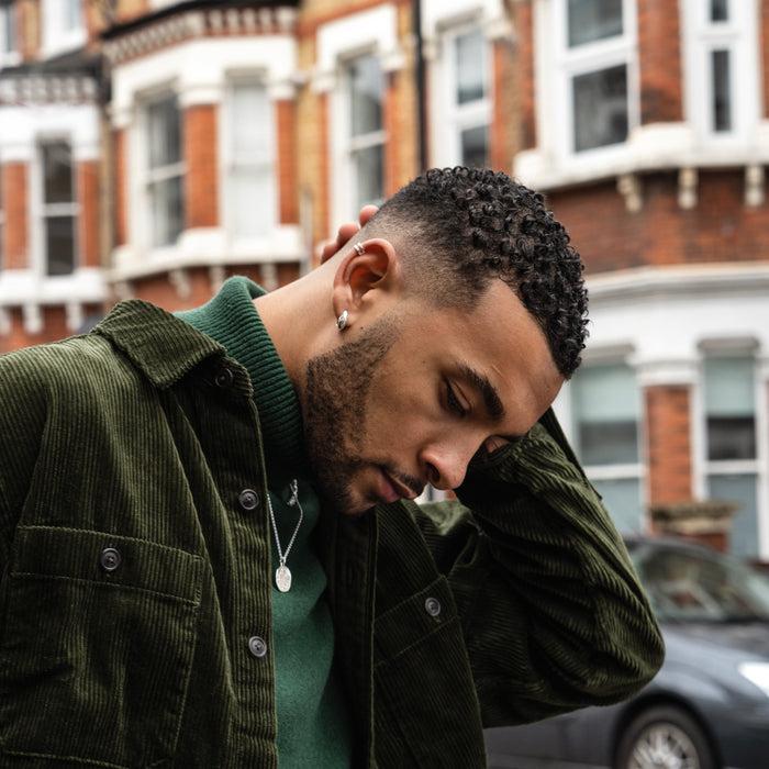 Dower & Hall Men's Double Bar Nomad Ear Cuff