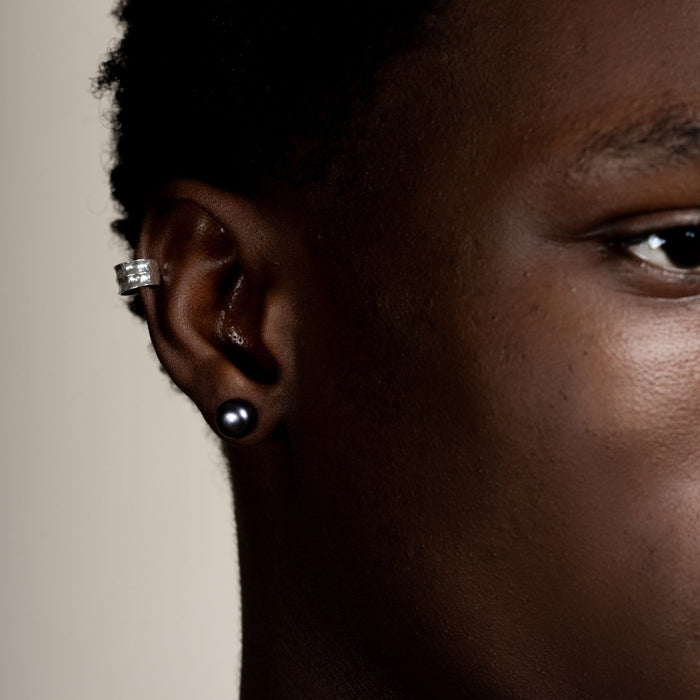 Dower & Hall Men's Double Concave Nomad Ear Cuff