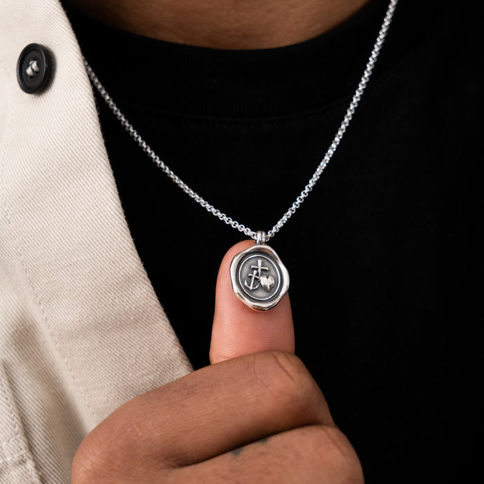 Dower & Hall Men's Hope Talisman Necklace