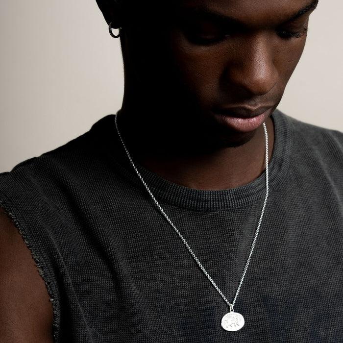 Dower & Hall Men's Inspiring Lion Talisman Necklace