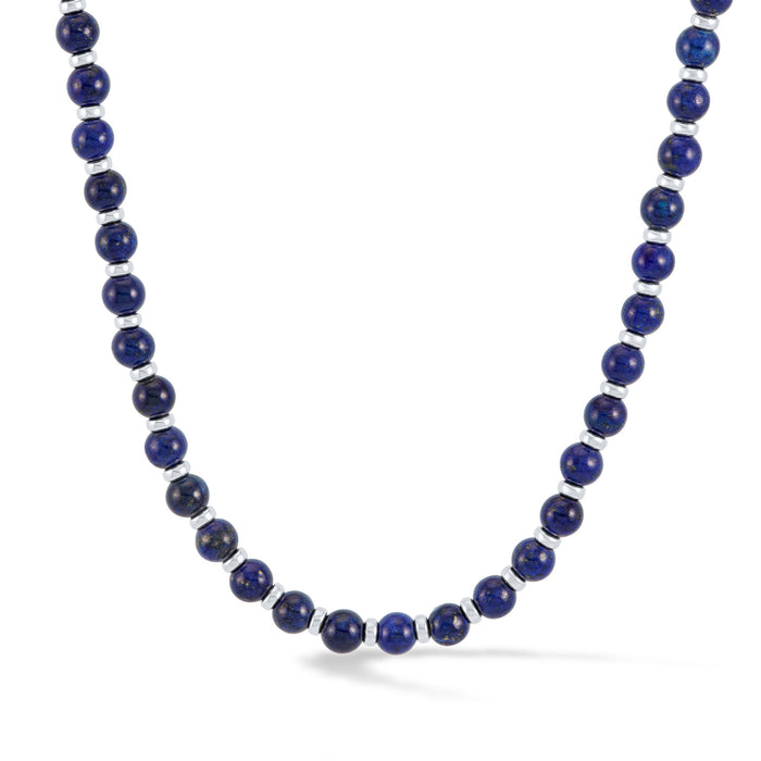 Dower & Hall Men's Lapis Lazuli Halo Necklace