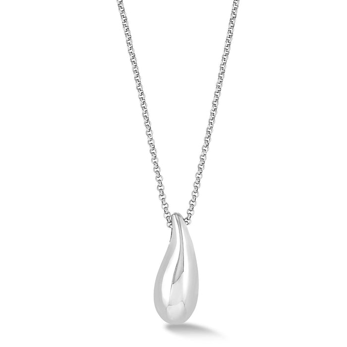 dower & hall Men's Lucky Teardrop Necklace