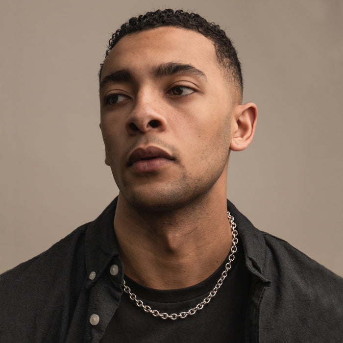 Dower & Hall Men's Oval Link Necklace Chain