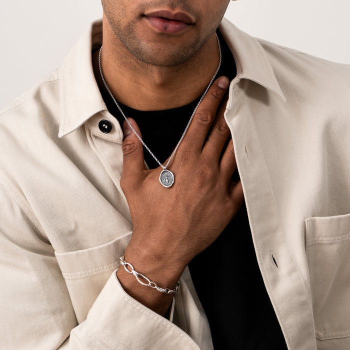 Dower & Hall Men's Oval Link Nomad Bracelet