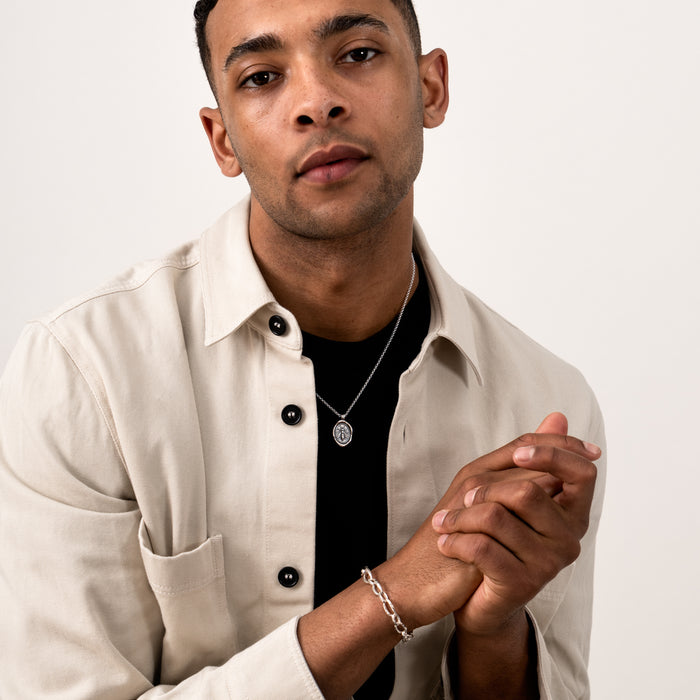 Dower & Hall Men's Oval Link Nomad Bracelet