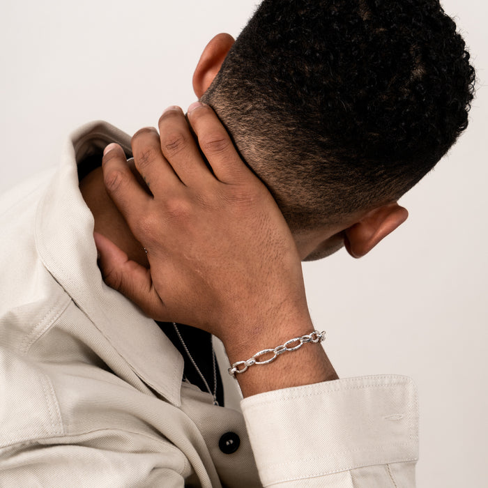 Dower & Hall Men's Oval Link Nomad Bracelet