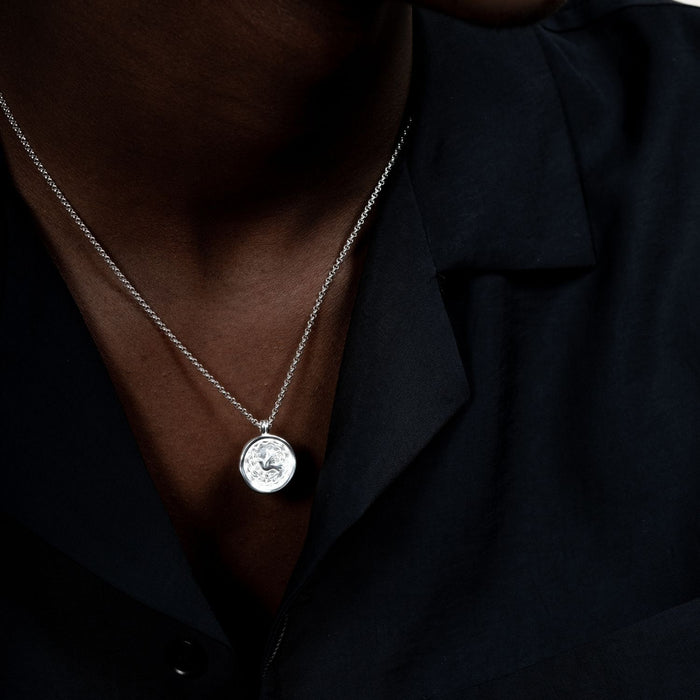 Dower & Hall Men's Peace Dove Talisman Necklace