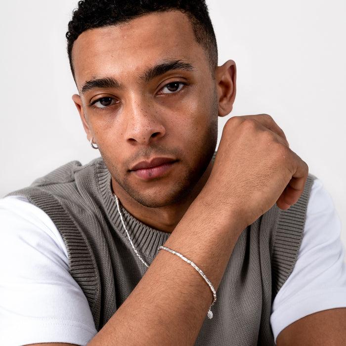 Dower & Hall Men's Rice Nomad Bracelet