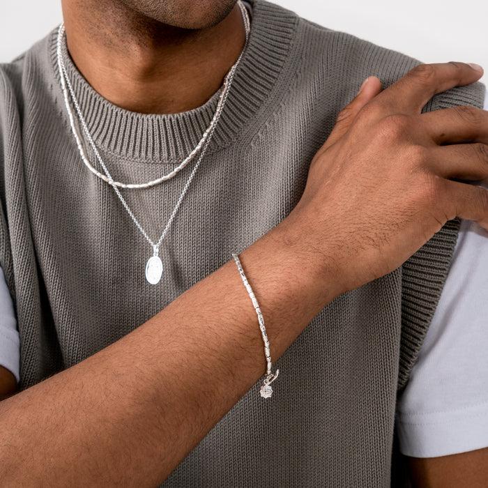 Dower & Hall Men's Rice Nomad Bracelet