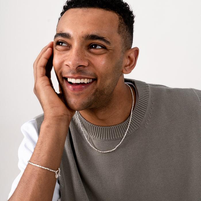 Dower & Hall Men's Rice Nomad Bracelet