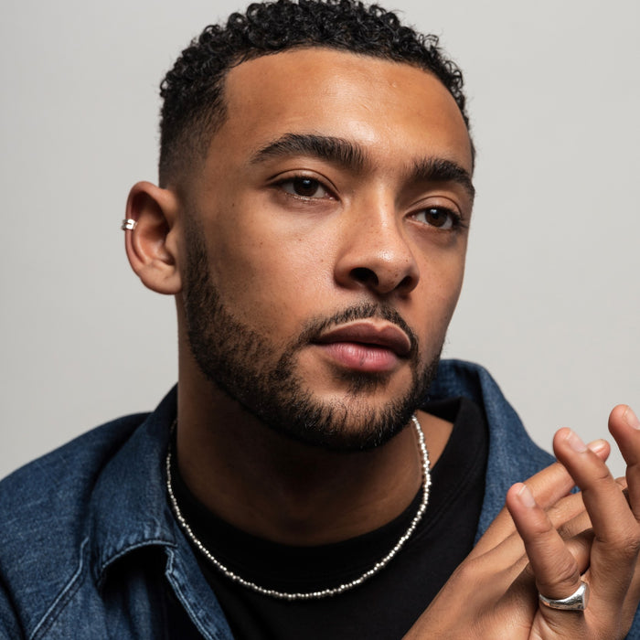 Dower & Hall Men's Signature Small Nugget Necklace