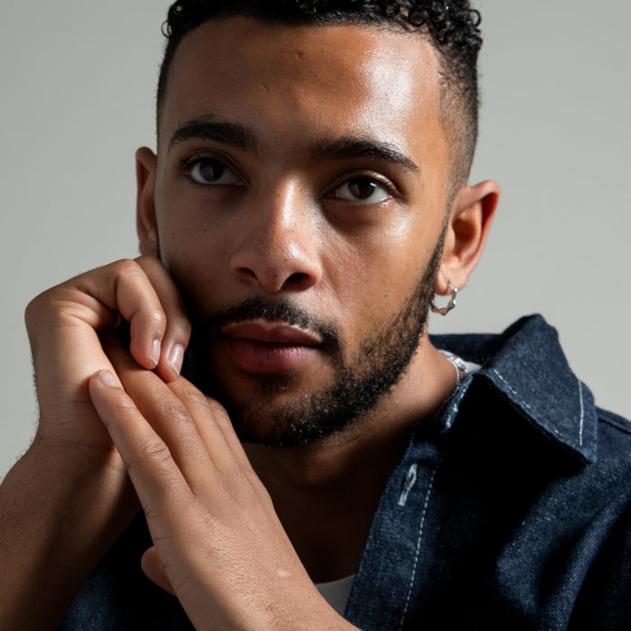 Dower & Hall Men's Single Waterfall Hinged Hoop