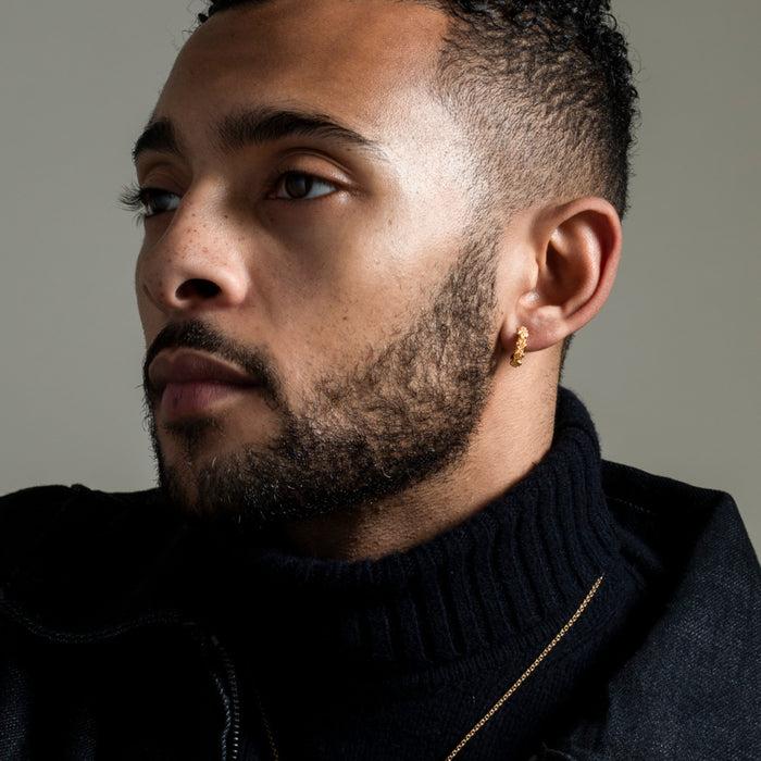 Dower & Hall Men's Single Wild Rose Hoop