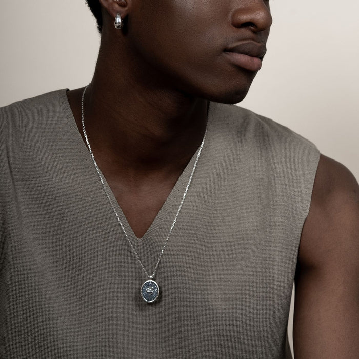 Dower & Hall Men's Snake Talisman Necklace